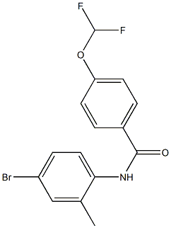 N-(4-bromo-2-methylphenyl)-4-(difluoromethoxy)benzamide