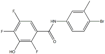  N-(4-bromo-3-methylphenyl)-2,4,5-trifluoro-3-hydroxybenzamide