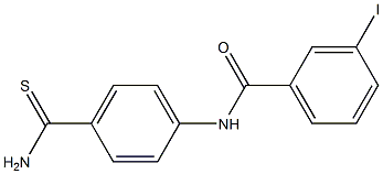 N-(4-carbamothioylphenyl)-3-iodobenzamide Structure