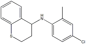 N-(4-chloro-2-methylphenyl)-3,4-dihydro-2H-1-benzothiopyran-4-amine Structure