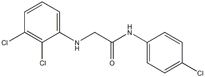 N-(4-chlorophenyl)-2-[(2,3-dichlorophenyl)amino]acetamide