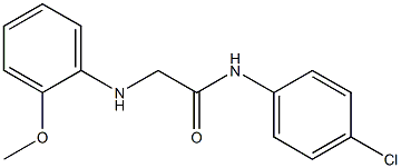  N-(4-chlorophenyl)-2-[(2-methoxyphenyl)amino]acetamide