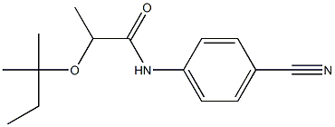 N-(4-cyanophenyl)-2-[(2-methylbutan-2-yl)oxy]propanamide