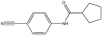 N-(4-cyanophenyl)cyclopentanecarboxamide,,结构式