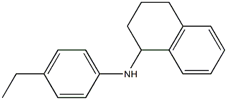 N-(4-ethylphenyl)-1,2,3,4-tetrahydronaphthalen-1-amine Struktur
