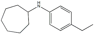 N-(4-ethylphenyl)cycloheptanamine Struktur
