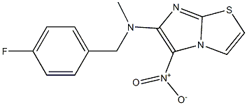  N-(4-fluorobenzyl)-N-methyl-5-nitroimidazo[2,1-b][1,3]thiazol-6-amine