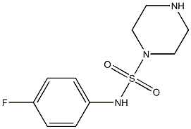 N-(4-fluorophenyl)piperazine-1-sulfonamide