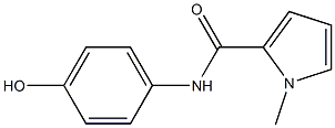N-(4-hydroxyphenyl)-1-methyl-1H-pyrrole-2-carboxamide Structure