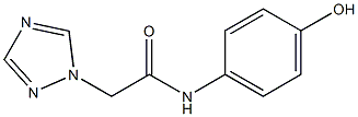 N-(4-hydroxyphenyl)-2-(1H-1,2,4-triazol-1-yl)acetamide Structure