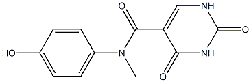 N-(4-hydroxyphenyl)-N-methyl-2,4-dioxo-1,2,3,4-tetrahydropyrimidine-5-carboxamide|