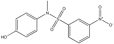 N-(4-hydroxyphenyl)-N-methyl-3-nitrobenzene-1-sulfonamide|