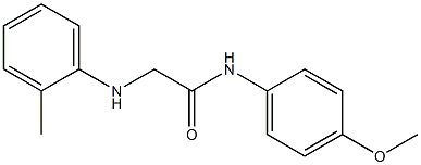 N-(4-methoxyphenyl)-2-[(2-methylphenyl)amino]acetamide