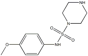 N-(4-methoxyphenyl)piperazine-1-sulfonamide Structure