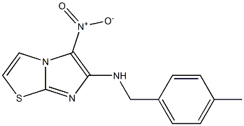 N-(4-methylbenzyl)-5-nitroimidazo[2,1-b][1,3]thiazol-6-amine