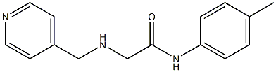  N-(4-methylphenyl)-2-[(pyridin-4-ylmethyl)amino]acetamide