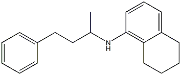 N-(4-phenylbutan-2-yl)-5,6,7,8-tetrahydronaphthalen-1-amine Struktur