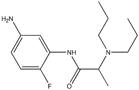 N-(5-amino-2-fluorophenyl)-2-(dipropylamino)propanamide Structure