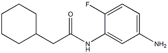 N-(5-amino-2-fluorophenyl)-2-cyclohexylacetamide|