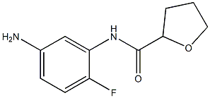 N-(5-amino-2-fluorophenyl)tetrahydrofuran-2-carboxamide 结构式