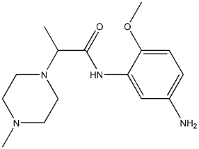 N-(5-amino-2-methoxyphenyl)-2-(4-methylpiperazin-1-yl)propanamide|