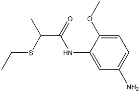 N-(5-amino-2-methoxyphenyl)-2-(ethylsulfanyl)propanamide