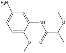 N-(5-amino-2-methoxyphenyl)-2-methoxypropanamide Struktur