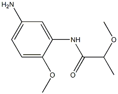 N-(5-amino-2-methoxyphenyl)-2-methoxypropanamide,,结构式