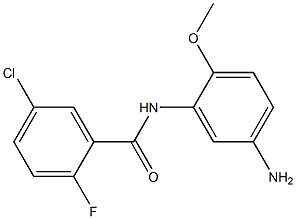 N-(5-amino-2-methoxyphenyl)-5-chloro-2-fluorobenzamide Structure