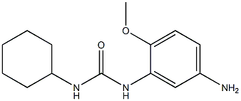 N-(5-amino-2-methoxyphenyl)-N'-cyclohexylurea Structure