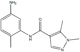 N-(5-amino-2-methylphenyl)-1,5-dimethyl-1H-pyrazole-4-carboxamide Structure