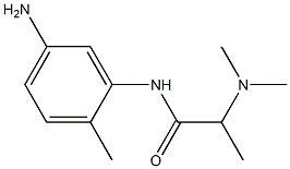 N-(5-amino-2-methylphenyl)-2-(dimethylamino)propanamide 结构式