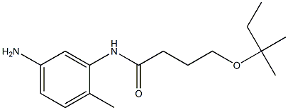 N-(5-amino-2-methylphenyl)-4-[(2-methylbutan-2-yl)oxy]butanamide
