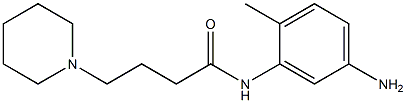 N-(5-amino-2-methylphenyl)-4-piperidin-1-ylbutanamide,,结构式