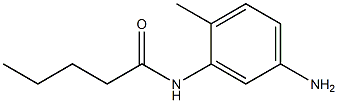 N-(5-amino-2-methylphenyl)pentanamide,,结构式