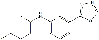  N-(5-methylhexan-2-yl)-3-(1,3,4-oxadiazol-2-yl)aniline