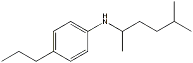 N-(5-methylhexan-2-yl)-4-propylaniline 结构式