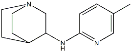 N-(5-methylpyridin-2-yl)-1-azabicyclo[2.2.2]octan-3-amine,,结构式