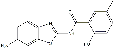 N-(6-amino-1,3-benzothiazol-2-yl)-2-hydroxy-5-methylbenzamide|