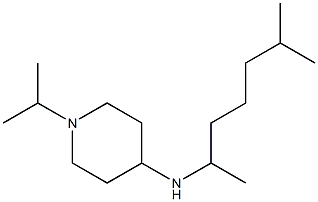 N-(6-methylheptan-2-yl)-1-(propan-2-yl)piperidin-4-amine,,结构式