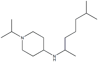 N-(6-methylheptan-2-yl)-1-(propan-2-yl)piperidin-4-amine 结构式