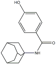 N-(adamantan-1-yl)-4-hydroxybenzamide 结构式