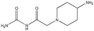 N-(aminocarbonyl)-2-(4-aminopiperidin-1-yl)acetamide 结构式