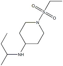 N-(butan-2-yl)-1-(ethanesulfonyl)piperidin-4-amine Structure