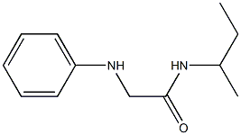 N-(butan-2-yl)-2-(phenylamino)acetamide Structure