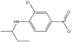 N-(butan-2-yl)-2-chloro-4-nitroaniline Struktur