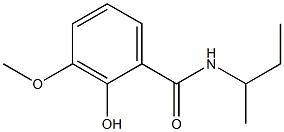 N-(butan-2-yl)-2-hydroxy-3-methoxybenzamide Structure