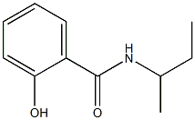 N-(butan-2-yl)-2-hydroxybenzamide Struktur