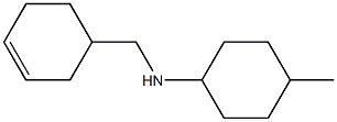 N-(cyclohex-3-en-1-ylmethyl)-4-methylcyclohexan-1-amine 结构式