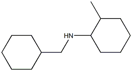 N-(cyclohexylmethyl)-2-methylcyclohexan-1-amine Struktur